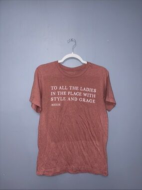 Burgundy Biggie Graphic Tee